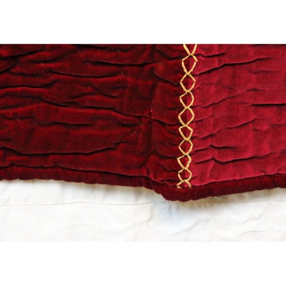 Colorblock Red Tones Velvet Throw Blanket Soft Comfy Winter Snuggle Velour Warm - Picture 3 of 8